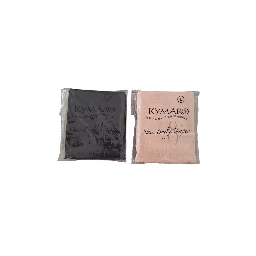 Kymaro New Body Shaper 2 Pack Black Nude Large Compression Tank Posture Support